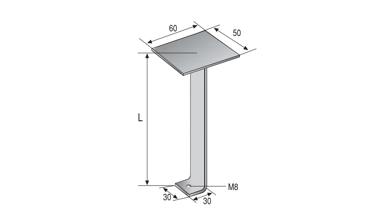 Şapka L Askı Ayakları